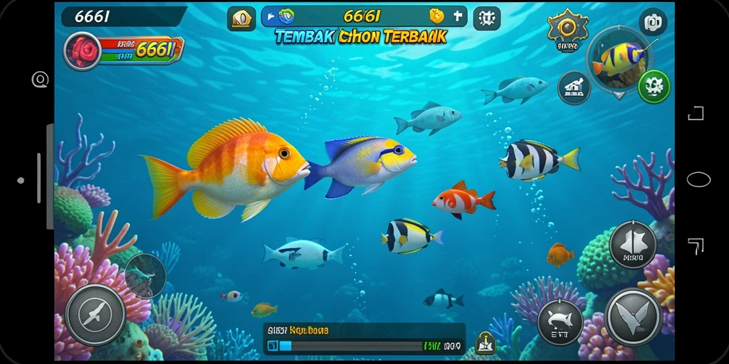 Gameplay menarik dari 666I menampilkan serunya menangkap ikan.