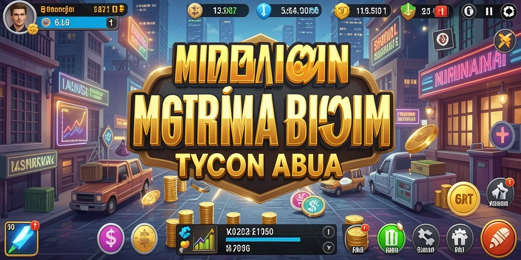 Screenshot gameplay menunjukkan strategi bisnis di 6RT.