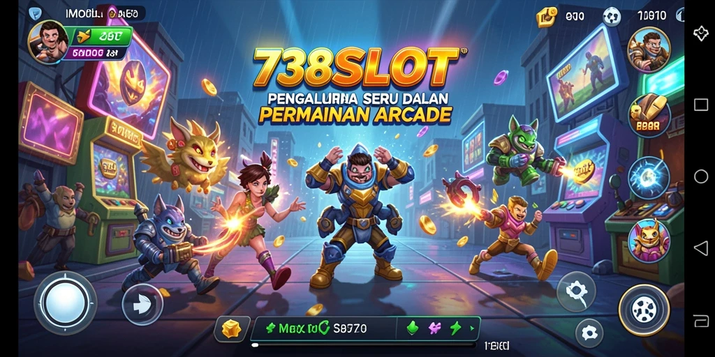 Tampilan gameplay seru dan menegangkan dalam 738SLOT.