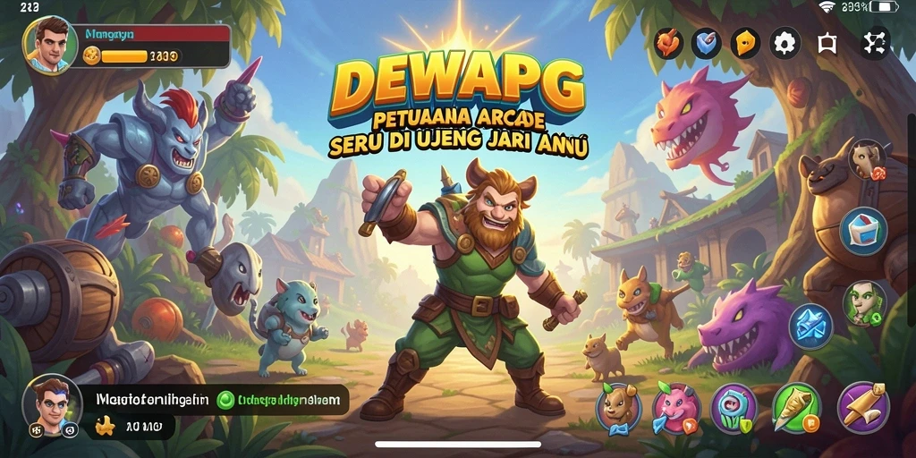 Gameplay seru dan menantang dari DEWAPG yang penuh warna.