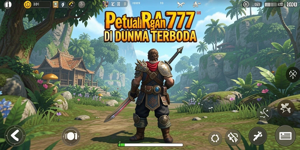 Screenshot gameplay Open World DORA77 yang menampilkan petualangan seru.