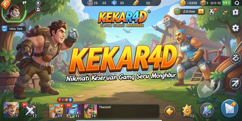 Screenshot gameplay KEKAR4D yang menampilkan keseruan bermain.