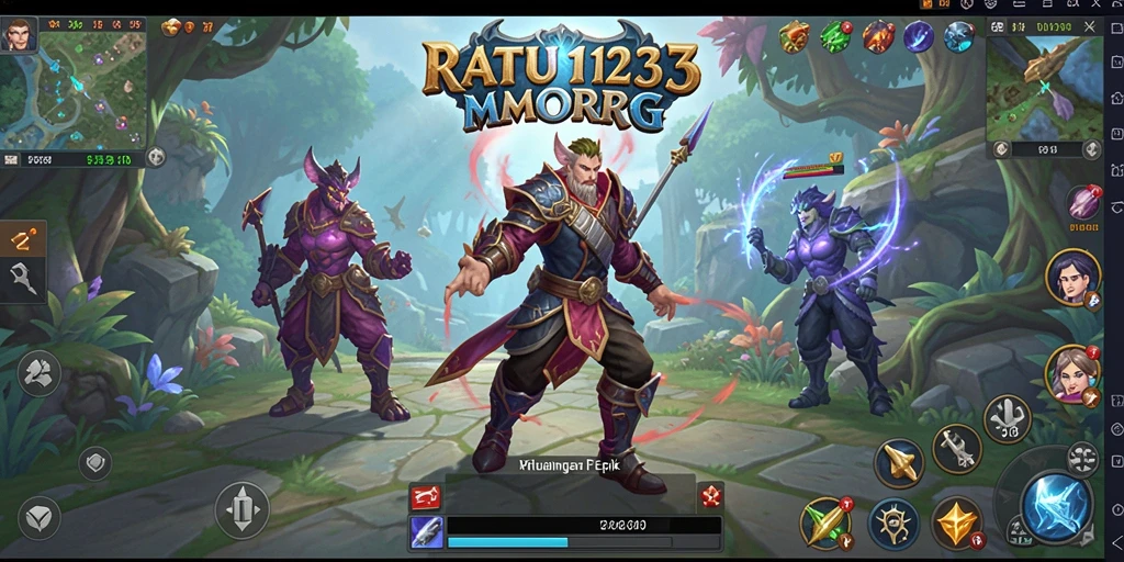 Tampilan gameplay seru dan interaktif di RATU123.