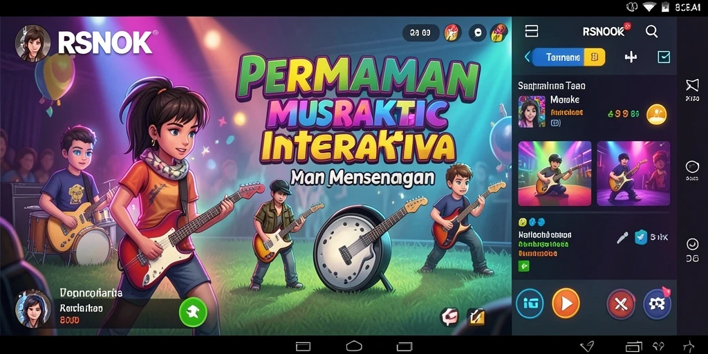 Tampilan gameplay RSNOK yang menarik dan interaktif.