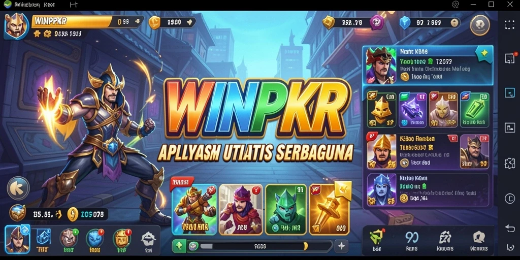 Screenshot WINPKR yang menampilkan antarmuka pengguna yang intuitif.
