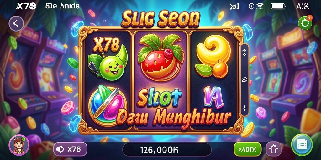 Gameplay seru X78 dengan berbagai tema slot yang menarik.