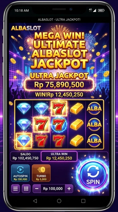 Tampilan aplikasi albaslot yang intuitif dan mudah dipahami.